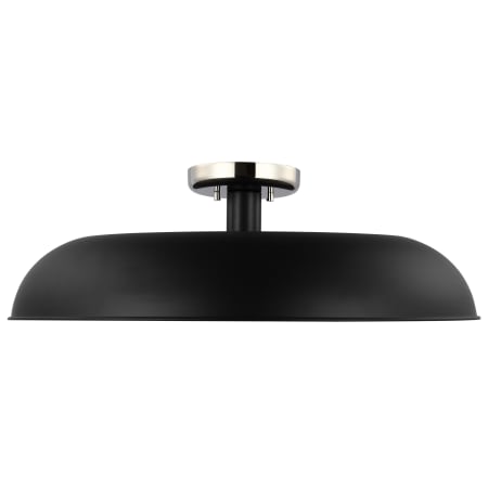 A large image of the Nuvo Lighting 60/7496 Matte Black / Polished Nickel