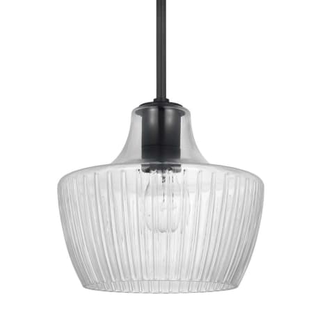 A large image of the Nuvo Lighting 60/7706 Black / Silver Accents