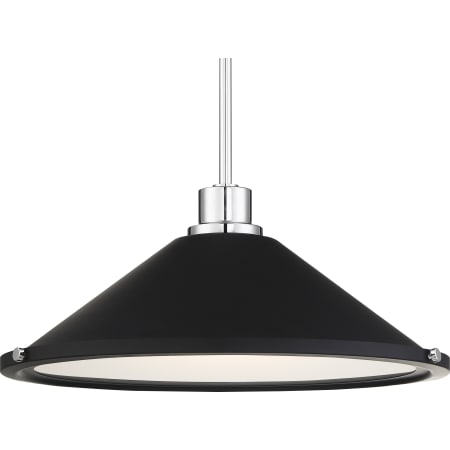 A large image of the Nuvo Lighting 62/1476 Polished Nickel / Matte Black