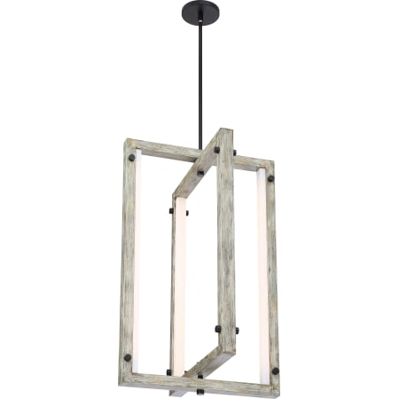 A large image of the Nuvo Lighting 62/1551 Black / Gray Wood