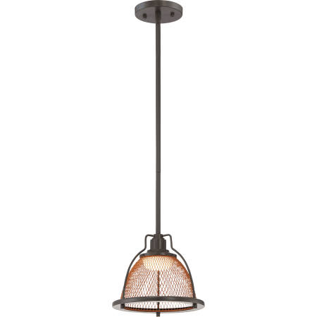 A large image of the Nuvo Lighting 62/886 Dark Bronze / Copper Mesh