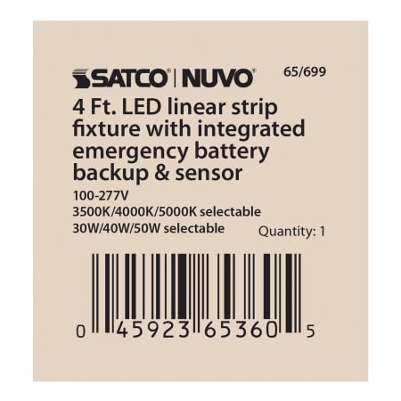 A large image of the Nuvo Lighting 65/699 Alternate Image