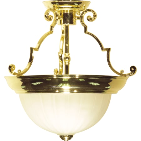 A large image of the Nuvo Lighting 76/434 Polished Brass