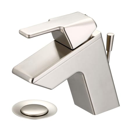 A large image of the Olympia Faucets L-6010 Brushed Nickel