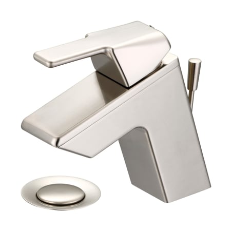 A large image of the Olympia Faucets L-6012 Brushed Nickel