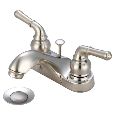 A large image of the Olympia Faucets L-7242 Brushed Nickel