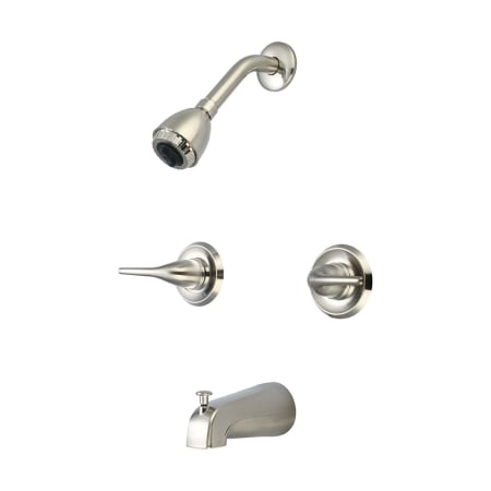 A large image of the Olympia Faucets P-1250 Brushed Nickel