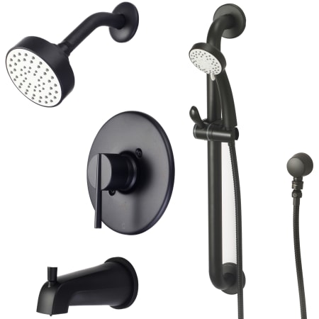 A large image of the Olympia Faucets TD-2380-ADA Matte Black