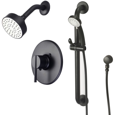A large image of the Olympia Faucets TD-2382-ADA Matte Black