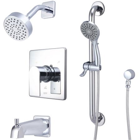 A large image of the Olympia Faucets TD-23910-ADA Polished Chrome