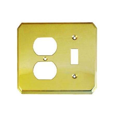 A large image of the Omnia 8014/C Polished Brass