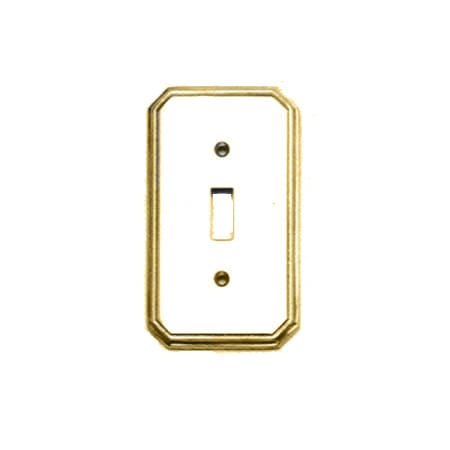 A large image of the Omnia 8014/S Polished Brass