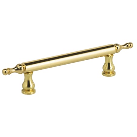 A large image of the Omnia 9408-76 Polished Brass