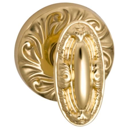 A large image of the Omnia 294PD Lacquered Polished Brass