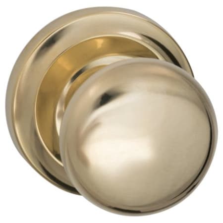 A large image of the Omnia 442PR Unlacquered Polished Brass