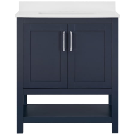 A large image of the Ove Decors Vegas 30 Midnight Blue / Cultured Marble Top