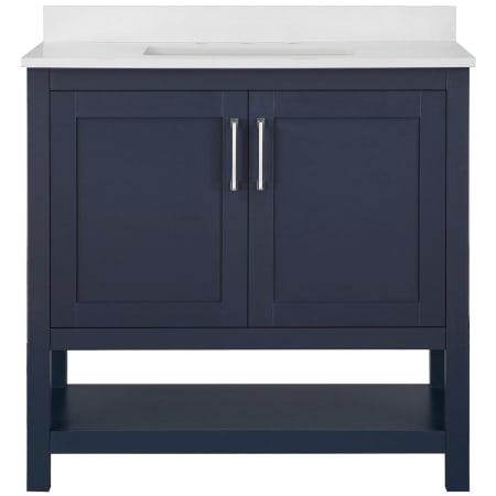 A large image of the Ove Decors Vegas 36 Midnight Blue / Cultured Marble Top