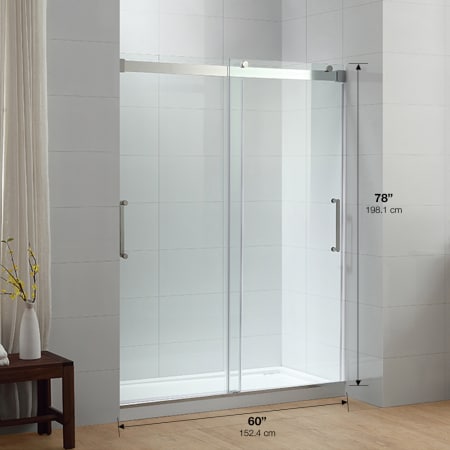 Ove Decors Beacon Shower Door Clear Chrome Clear Chrome Beacon
