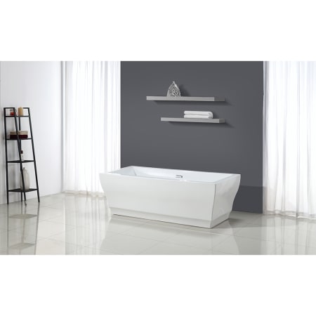Ove Decors Vita 69 White White Vita 69 5 16 Freestanding Acrylic