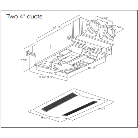 Panasonic FV-04VE1 White WhisperComfort 40 CFM 0.8 Sone Ceiling Mounted