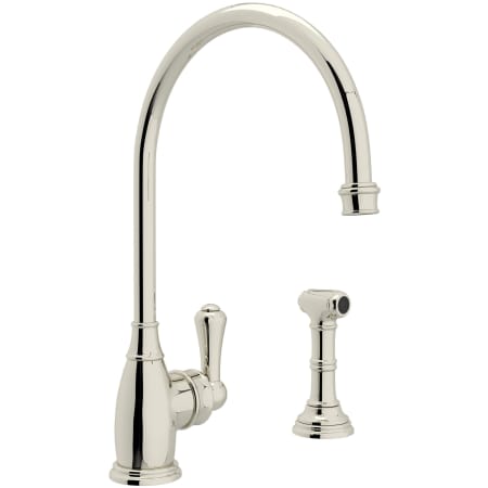 A large image of the Perrin and Rowe U.4702-2 Polished Nickel