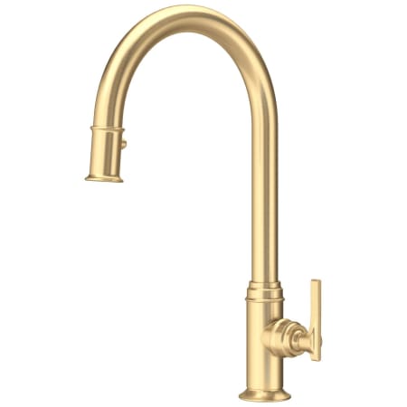A large image of the Perrin and Rowe U.SB55D1LM Satin English Gold