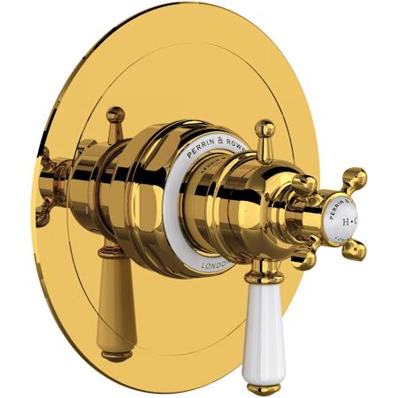 A large image of the Perrin and Rowe U.TEW44W1L Unlacquered Brass