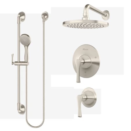 A large image of the Pfister PSK-RHEN-1 Brushed Nickel