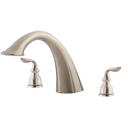 A large image of the Pfister RT6-5EX/HHL-CBL Brushed Nickel / Brushed Nickel