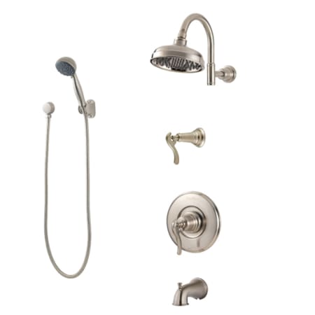 Pfister T89 8ypk Brushed Nickel Ashfield Shower System