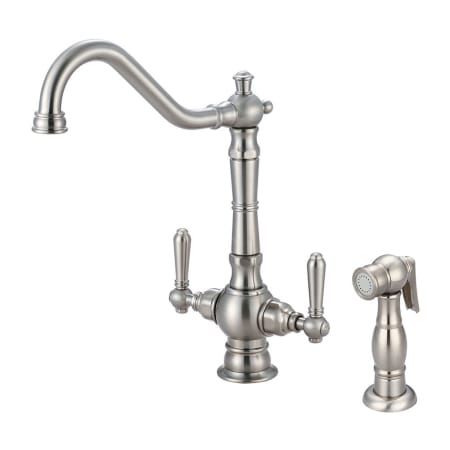 A large image of the Pioneer Faucets 2AM401 Brushed Nickel
