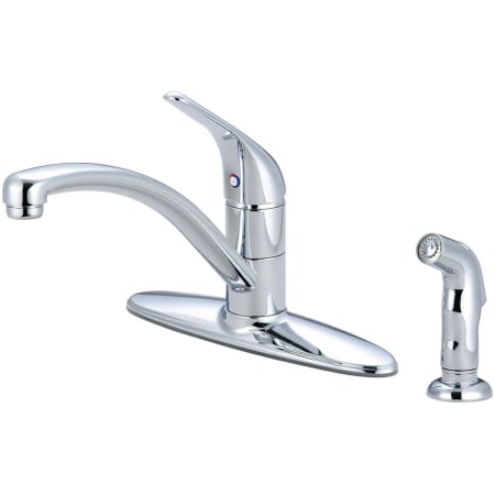 A large image of the Pioneer Faucets 2LG161 Polished Chrome