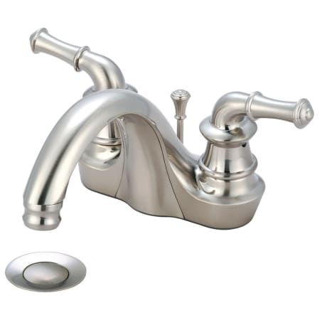 A large image of the Pioneer Faucets 3DM100 Brushed Nickel