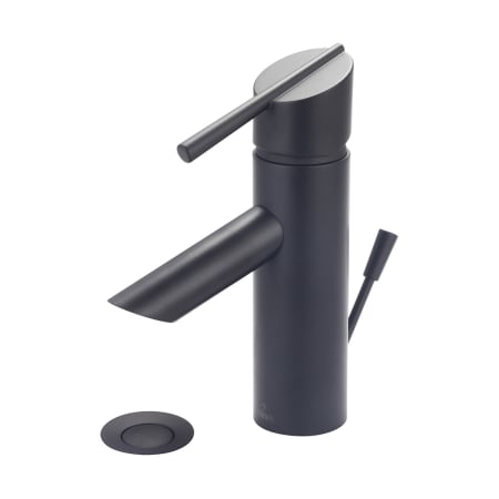 A large image of the Pioneer Faucets L-6020 Matte Black