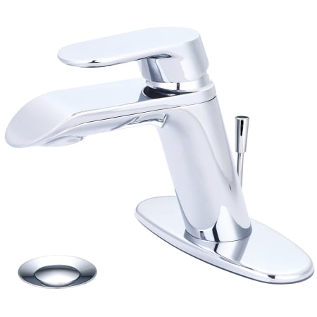 A large image of the Pioneer Faucets L-6032-WD Polished Chrome