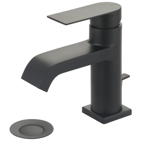 A large image of the Pioneer Faucets L-6092 Matte Black