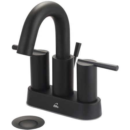 A large image of the Pioneer Faucets L-7522 Matte Black
