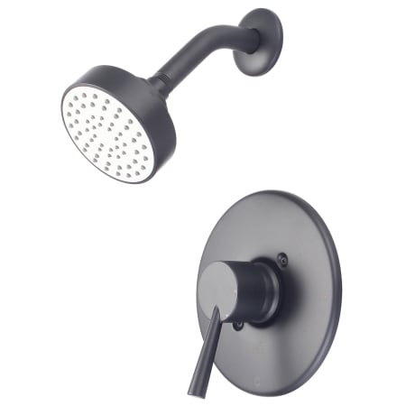 A large image of the Pioneer Faucets T-2372 Matte Black
