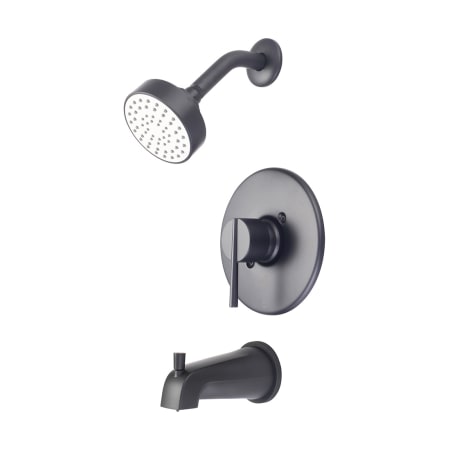 A large image of the Pioneer Faucets T-2380 Matte Black