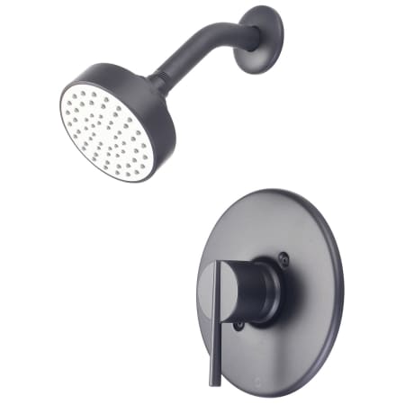 A large image of the Pioneer Faucets T-2382 Matte Black
