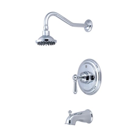 A large image of the Pioneer Faucets T-4AM100 Polished Chrome