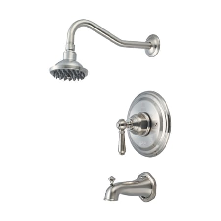 A large image of the Pioneer Faucets T-4AM100 Brushed Nickel