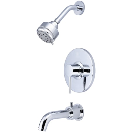 A large image of the Pioneer Faucets T-4MT110 Polished Chrome