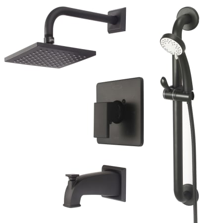 A large image of the Pioneer Faucets TD-4MO100-ADA Matte Black