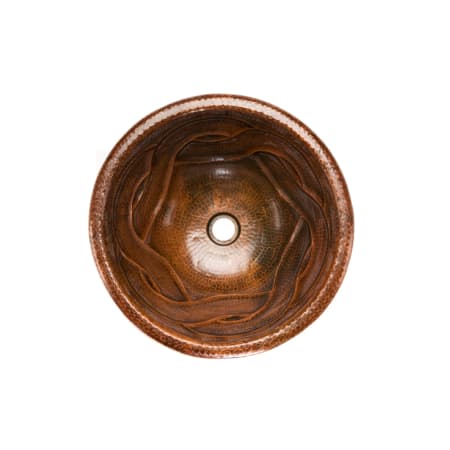 A large image of the Premier Copper Products LR17RBDDB Top View