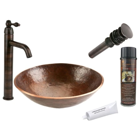 A large image of the Premier Copper Products BSP1_PV16RDB Oil Rubbed Bronze