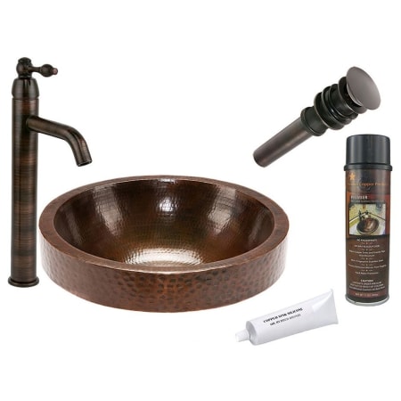 A large image of the Premier Copper Products BSP1_VR17SKDB Oil Rubbed Bronze