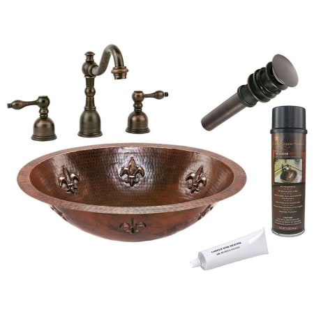 A large image of the Premier Copper Products BSP2_LO19FFLDB Oil Rubbed Bronze