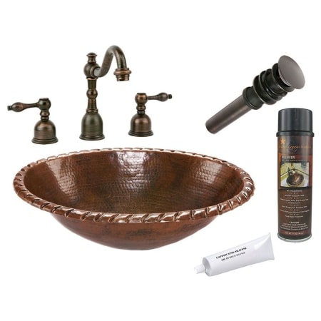 A large image of the Premier Copper Products BSP2_LO19RRDB Oil Rubbed Bronze