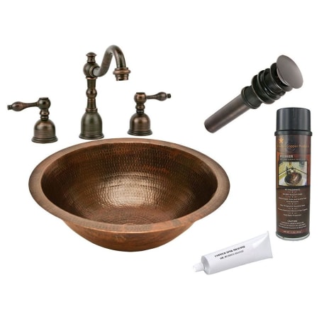 A large image of the Premier Copper Products BSP2_LR17FDB Oil Rubbed Bronze